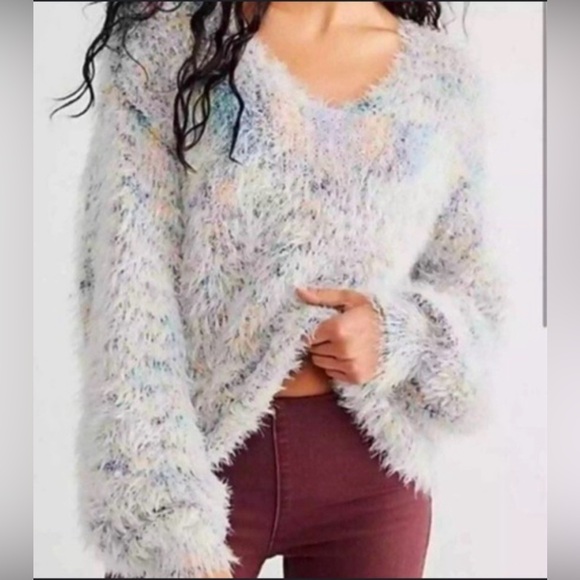 Free People Sweaters - Free people fuzzy soft gelato sweater